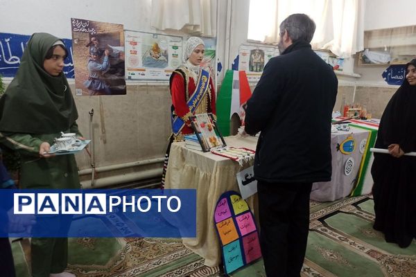 شکوفایی خلاقیت و آرمان‌ها در «مدرسه انقلاب» دبیرستان عفاف شهرقدس