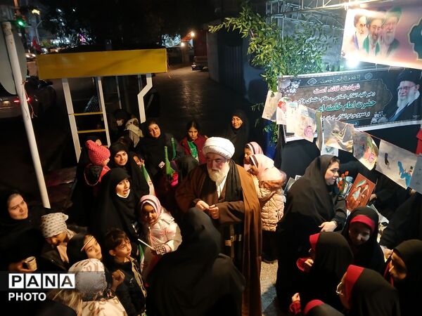 هفتمین شب از برپایی موکب اداره آموزش و پرورش کردکوی