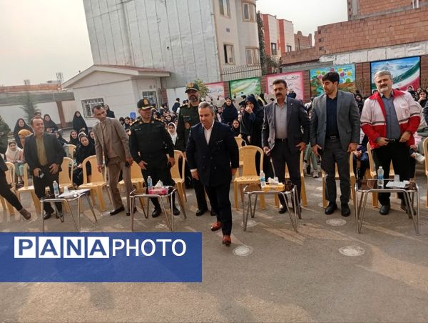 گرامیداشت هفته پدافند غیر عامل در قائمشهر