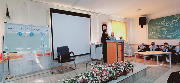 مراسم افتتاحیه سفیران سلامت دبیرستان نمونه دولتی وکیلی ۱۰ نیشابور
