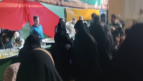 موکب های پذیرایی در جشن خیابانی مهر علوی کاشمر