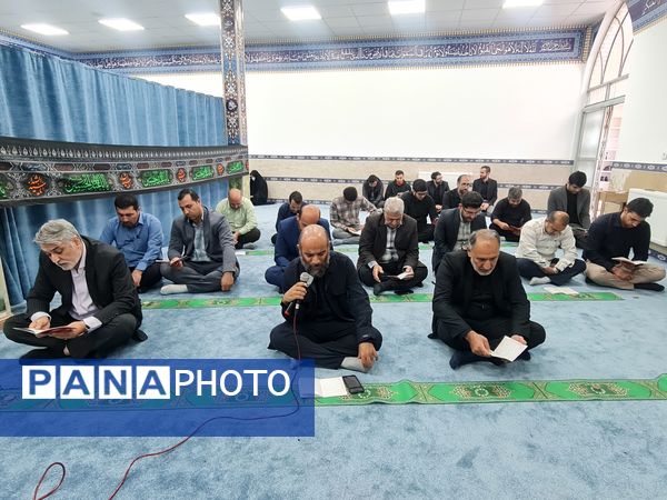 مراسم یادبود شهید سید حسن نصرالله در نمازخانه ولایت آموزش و پرورش شهرستان اسلامشهر