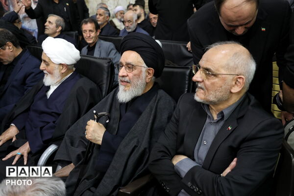 مراسم چهلمین روز شهادت «علی لاریجانی» در قم