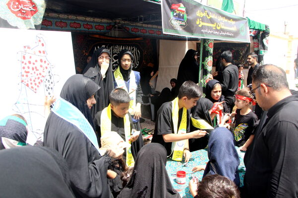 برپایی موکب عشاق الحسین در استان یزد