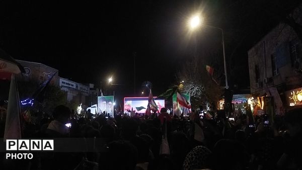 حضور مهدی رسولی در اجتماع مردمی نیشابور -۱