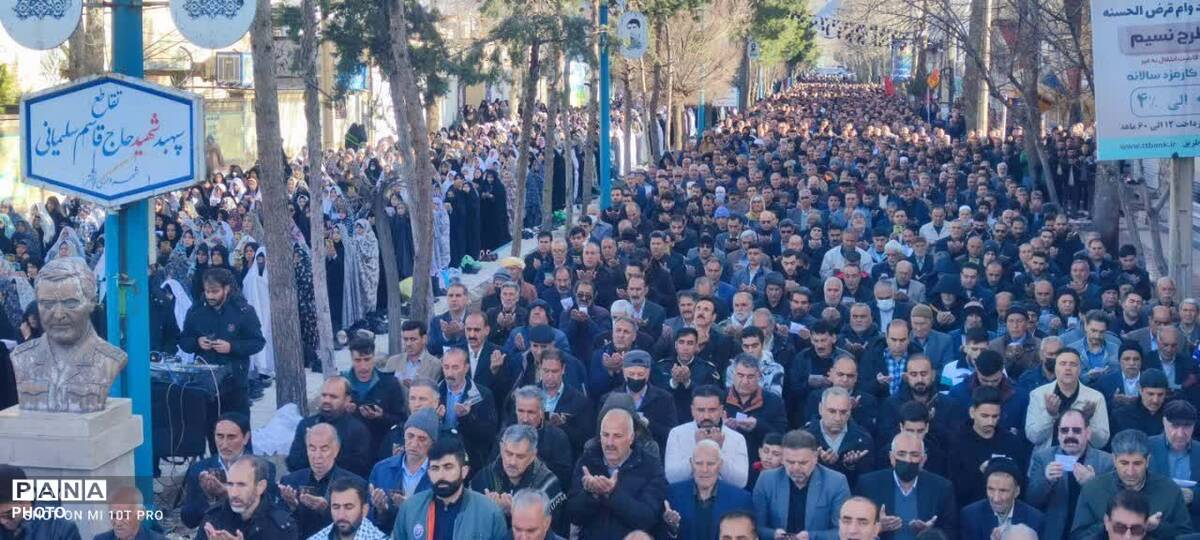 نماز عید فطر در شهرستان سلسله