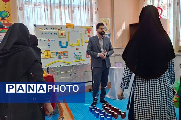 بازدید مسئولان آموزشی مقطع ابتدایی از طرح جابر بن حیان در دبستان ایمان