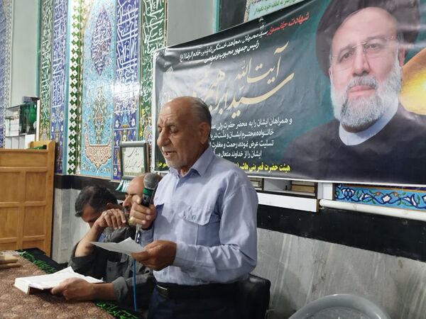 برگزاری مراسم اولین سالگرد شهادت خادم الرضا در شهر حسن آباد