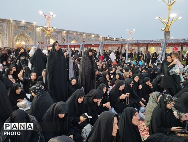 مشهد مقدس در سوگ امام مهربانی ها