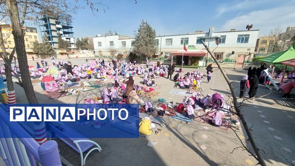 برگزاری اردوی درون مدرسه‌ای و جشنواره غذا در دبستان شاهد تحقیقی ناحیه ۶