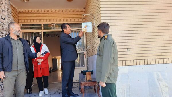 برگزاری مانور پدافند غیرعامل در آموزشگاه سمیه ناغان 