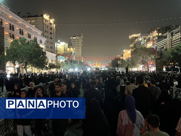 مراسم شب شهادت امام رئوف در مشهد مقدس 