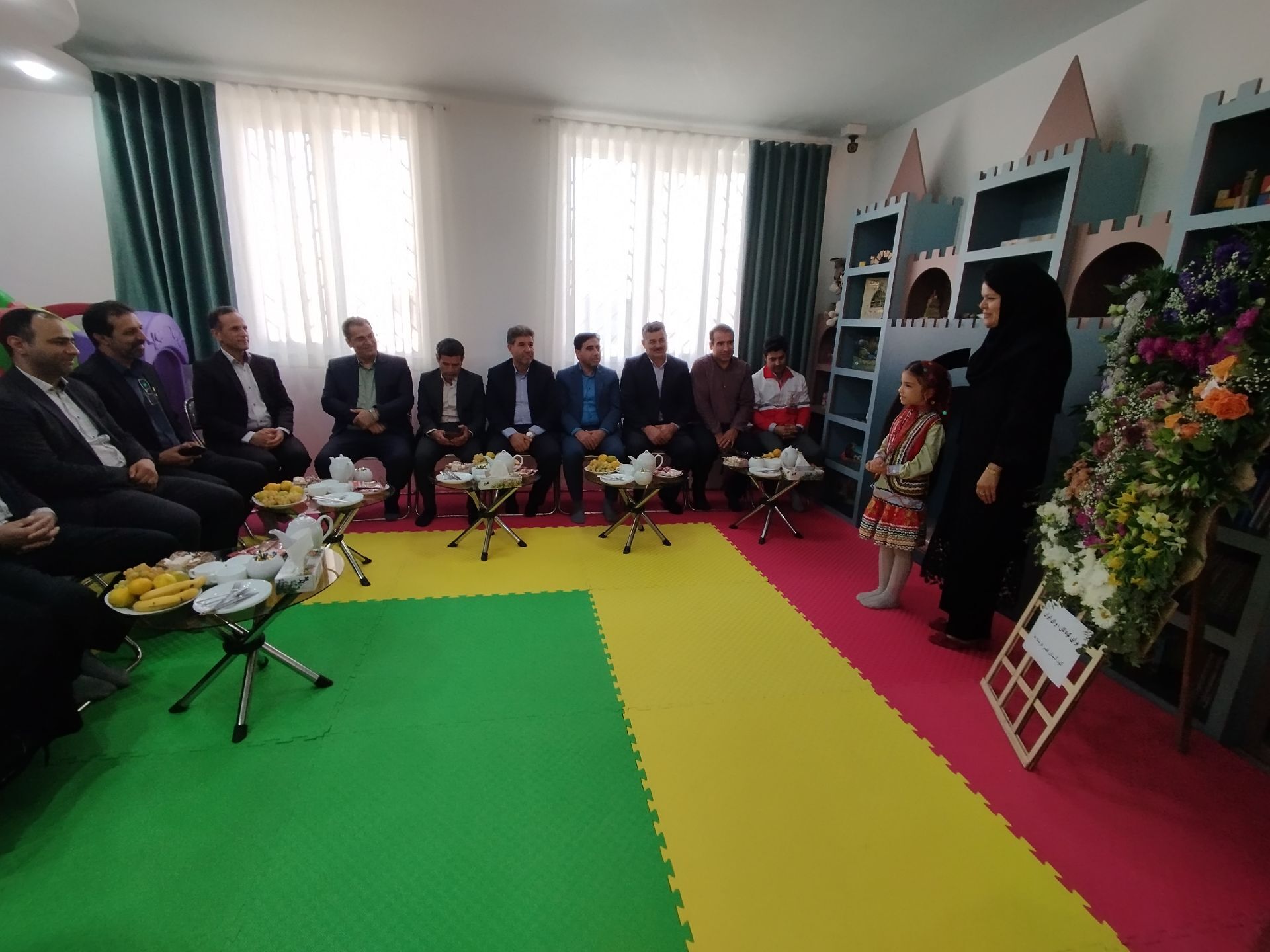 طنین زنگ غنچه ها در مهد کودک قصر فرشته‌های شهرستان شیروان