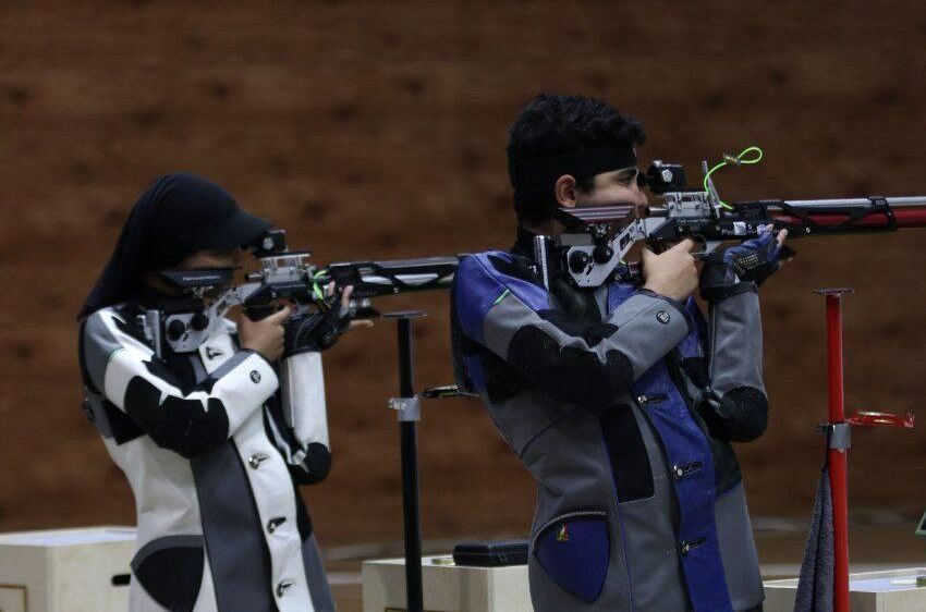 تیراندازی قهرمانی آسیا؛ تیم میکس تفنگ ۱۰ متر نوجوانان برنزی شد