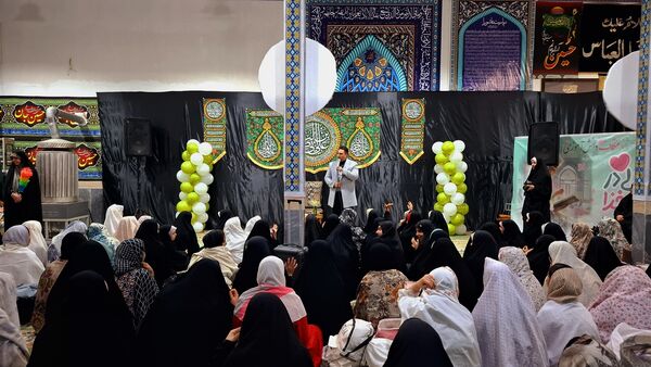 افتتاحیه مراسم اعتکاف دانش‌آموزی در مسجد ابا صالح المهدی صفادشت