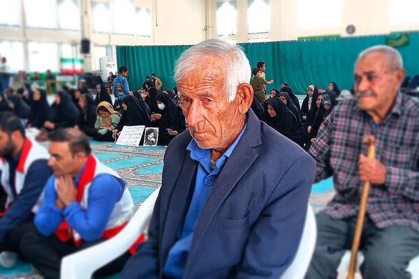 مراسم اولین سالگرد شهدای خدمت در شهرستان باشت