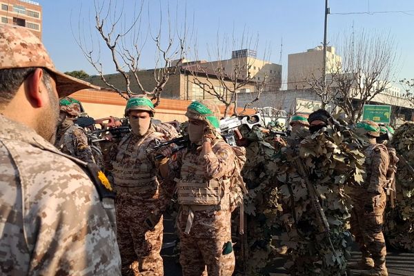 رزمایش ۱۱۰ هزار نفری راهیان قدس در تهران