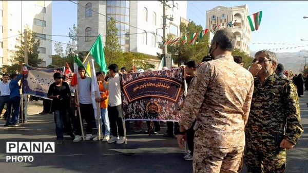 رزمایش جانفدایان ایران در شهرستان بیرجند