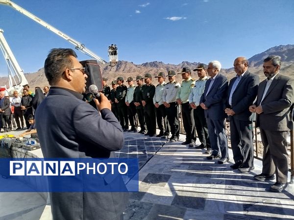  آیین برافراشته شدن پرچم مقدس ایران در بلندترین نقطه کاشمر