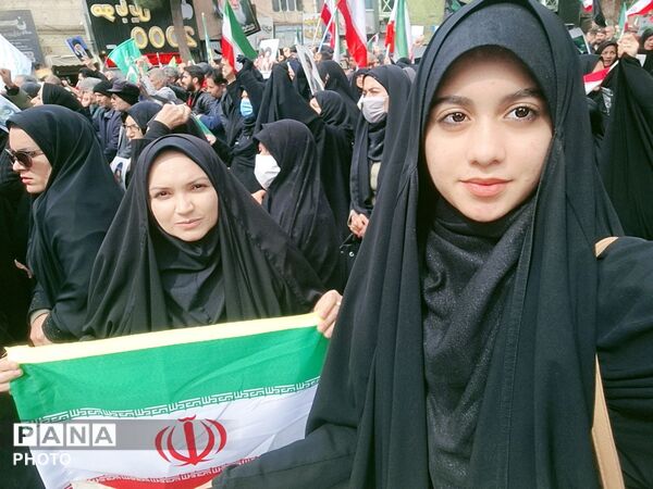 حضور پر شور مردم ولایت مدار نیشابور در راهپیمایی روز قدس 