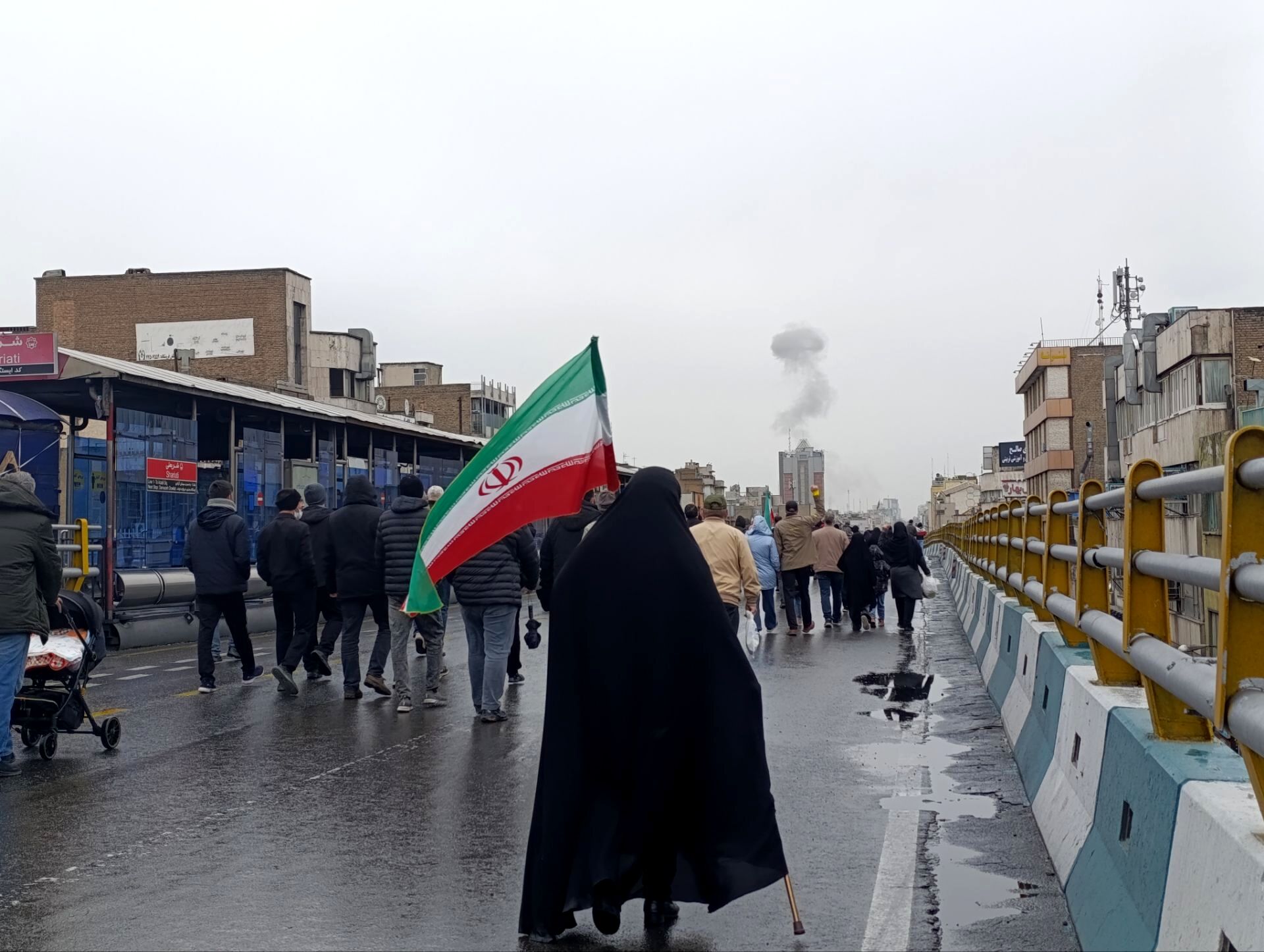 مردم همیشه در صحنه تهران در راهپیمایی روز جهانی قدس