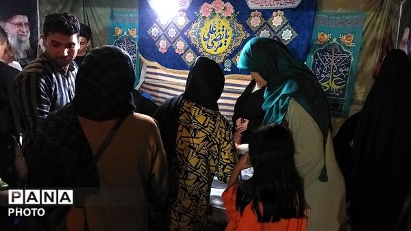 موکب شهدای منطقه ۷ نیشابور  در مهمانی کیلومتری  عید غدیر خم 