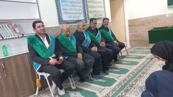 حضور خدام افتخاری مسجد جمکران در هنرستان نمونه میرجلیلی