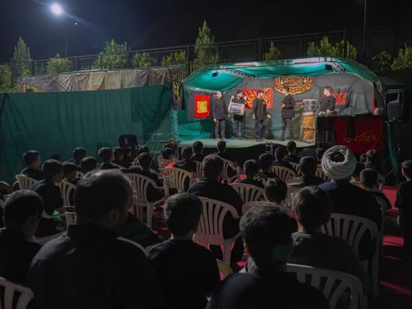 محفل عزاداری «نوجوانان» در پردیسان قم