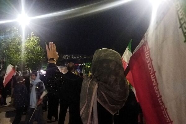 پنجاه و هشتمین شب از ایستادگی مردم در خیابان های نیشابور
