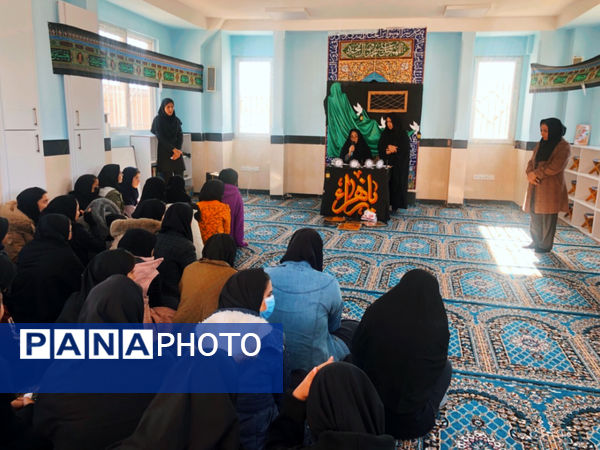 گرامیداشت ایام فاطمیه در مدرسه اسماء غلامان