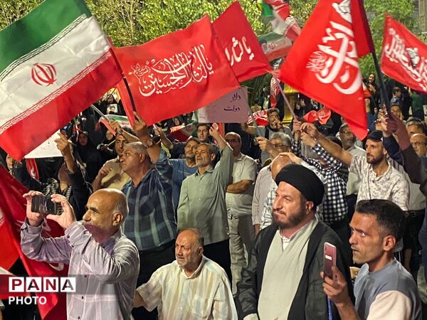 اجتماع مردم پیشوا در خونخواهی رهبر شهیدشان