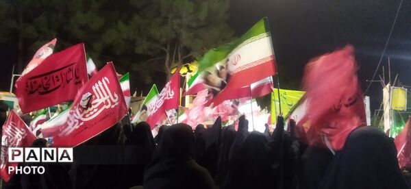 شبی دیگر از اجتماعات با شکوه مردم غیور شهرستان کاشمر 