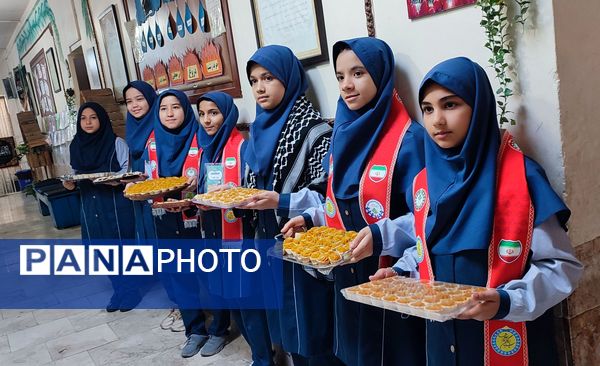 مراسم شهادت حضرت فاطمه (س) در دبستان شاهد کوثر ناحیه ۵ 
