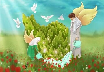حضور دختران همدانی در جشن میلاد حضرت معصومه(س)
