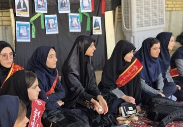 برپایی موکب «نوجوان مبارز» در اداره آموزش و پرورش شهرستان فارسان