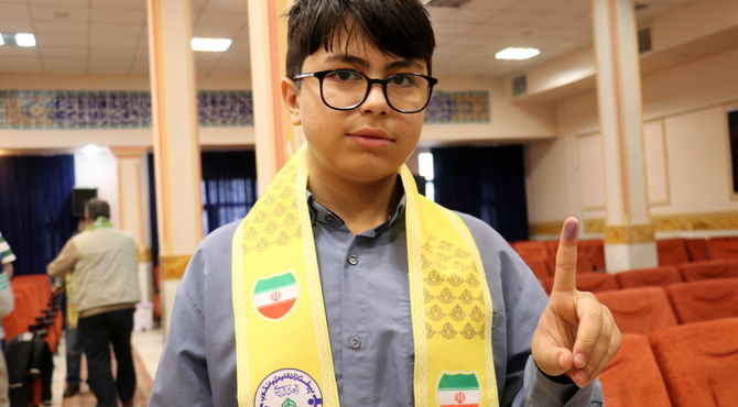 نشست انتخاباتی مجمع پیشتاز پسران سازمان دانش‌آموزی  نظرآباد