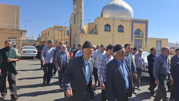 راهپیمایی بشارت نصر در شهر و بخش گندمان 
