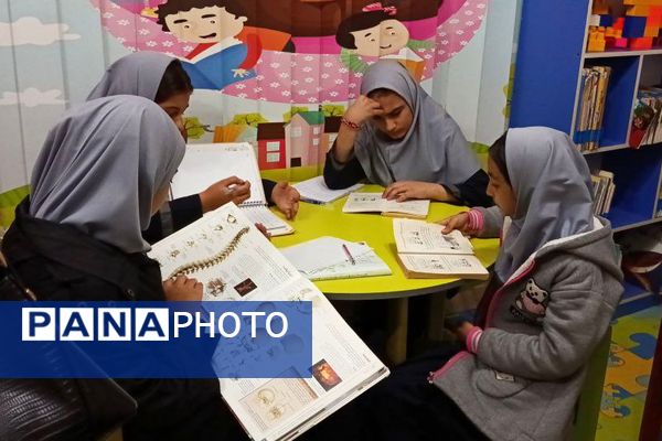  بازدید هدفمند دانش‌آموزان ورامینی از کتابخانه عمومی