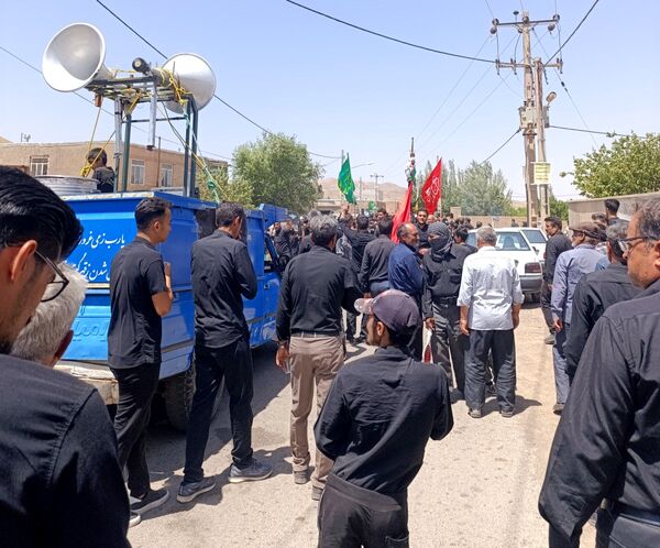 عزاداری سیدالشهدا در روستا نوری 