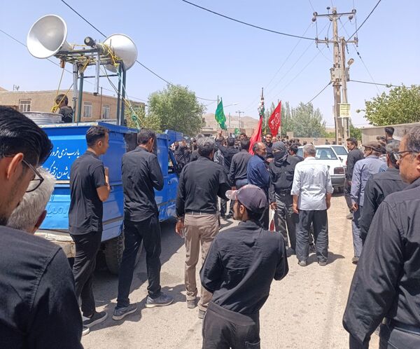عزاداری سیدالشهدا در روستا نوری 