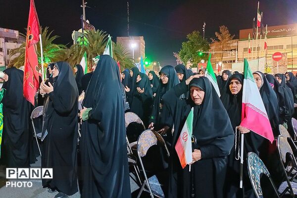 اجتماع باشکوه مردمی موج هفتاد و یکم در ورامین با حضور گسترده مردم