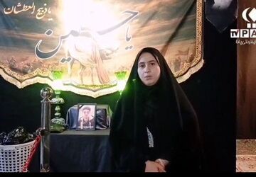 عزاداری در دبیرستان شهید ناصر آزاد فر مشهد