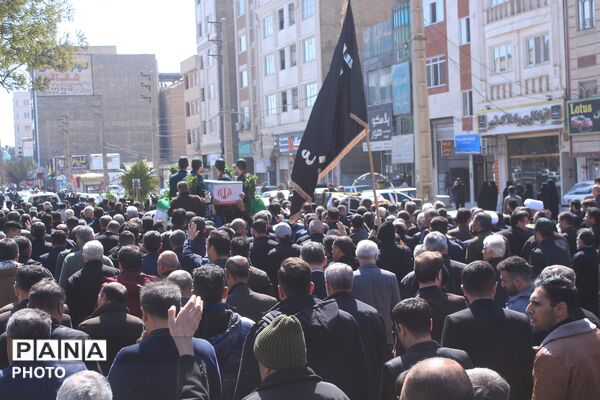 تشییع پیکر شهید سرگرد «جواد عبدی» در حملات آمریکایی - صهیونی