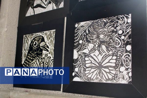 نمایشگاه آثار هنرجویان هنرستان فنی‌وحرفه‌ای دخترانه آفرینش پردیس