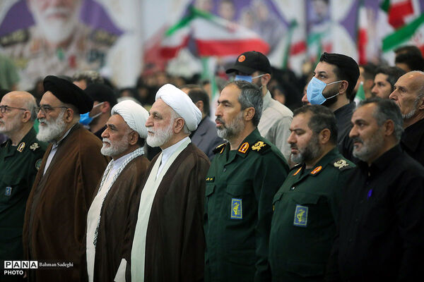 مراسم گرمیداشت شهدای جنگ رمضان و سالگرد شهدای اقتدار ایران