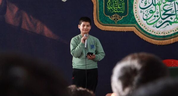 اعتکاف دانش‌آموزان در گلستان