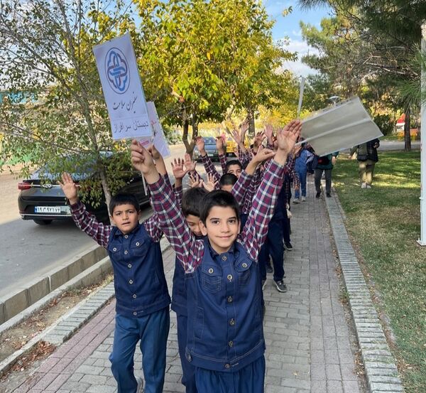 پویش بانوی سالم، مادر سالم، نسل سالم در دبستان سرافراز ناحیه۷ مشهد
