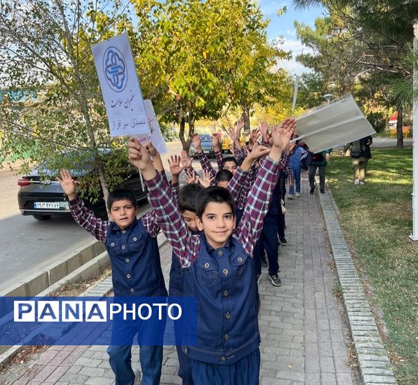 پویش بانوی سالم، مادر سالم، نسل سالم در دبستان سرافراز ناحیه۷ مشهد
