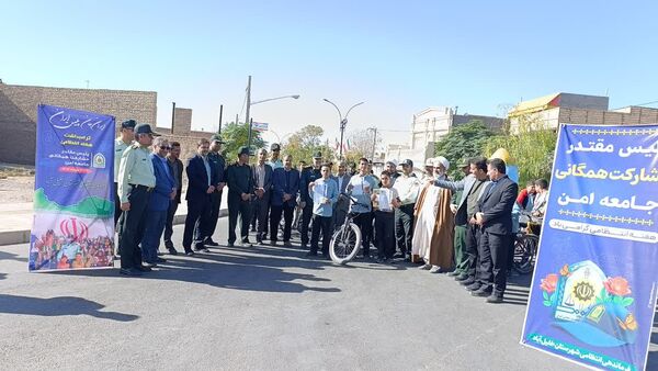 همایش دوچرخه سواری در شهرستان خلیل آباد 