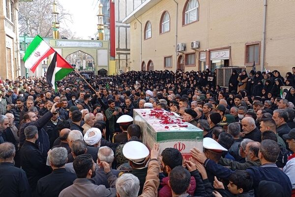 تشییع مسافر بهشتی «امیرعلی نیکنام‌راد» در گرگان